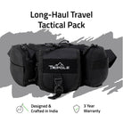 Tripole Tactical Waist Pack Black Trekking Hiking Backpacking Travelling