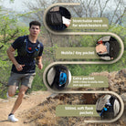 Tripole Voir Hydration Backpack Green Infographics 5 Litre Trail Running Cycling Trekking Hiking