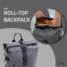 Tusker Roller Top Laptop Backpack  | Blue