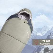 Tripole Zanskar Series - 5°C Army Sleeping Bag with Fleece Inner (Green)