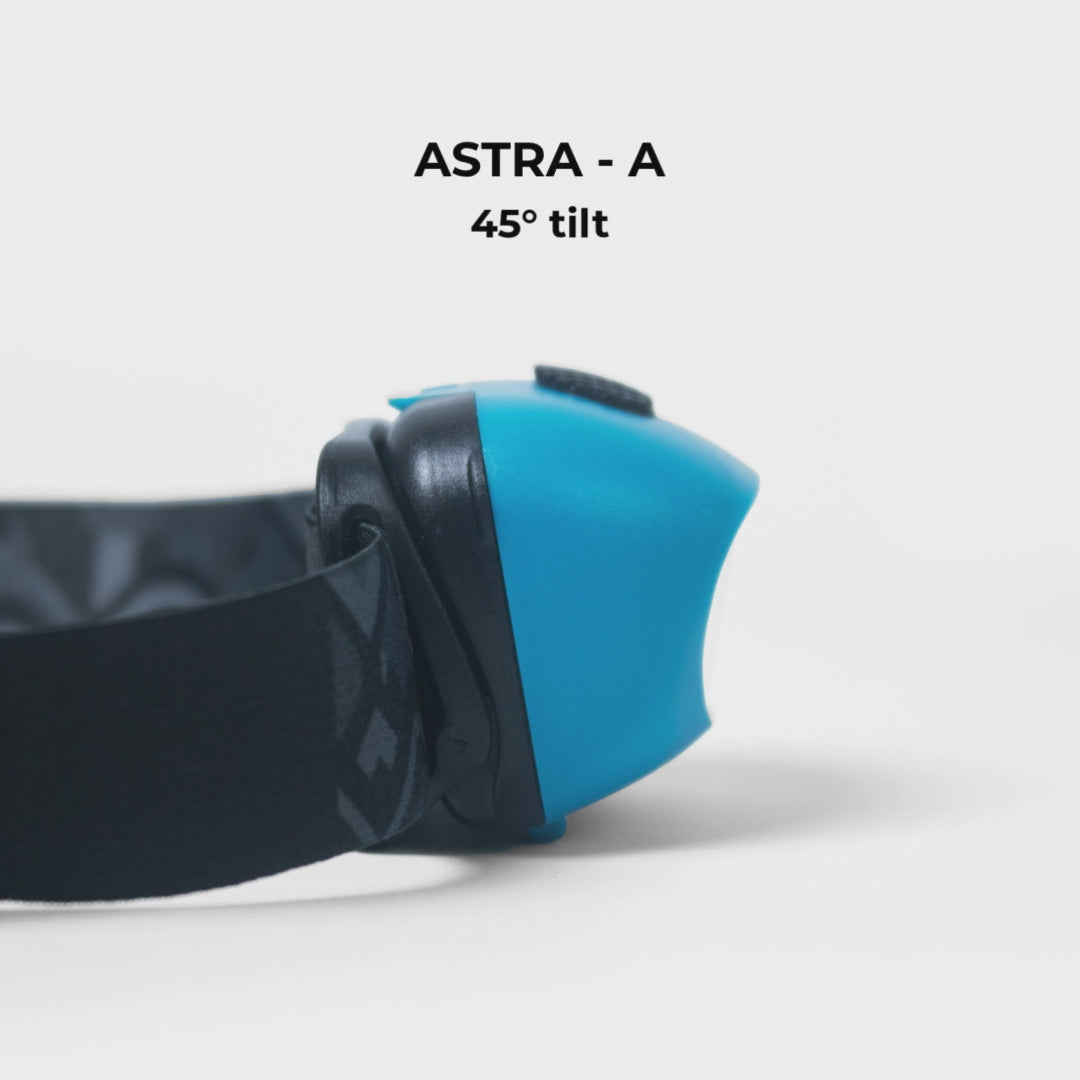 Tripole Astra Headlamp Headtorch 45 degree tilt trekking hiking backpacking travel 