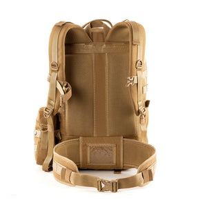 Tripole Alfa 45 litres Military Tactical Backpack with Sling Bag Attachment - Khaki