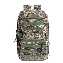 Tripole Captain 25 Litres Tactical Backpack with MOLLE Webbing and Carabiner - Digital Camouflage