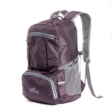 Foldable PAKEASY Backpack and Day Bag for Hiking and Day Trips | Wine