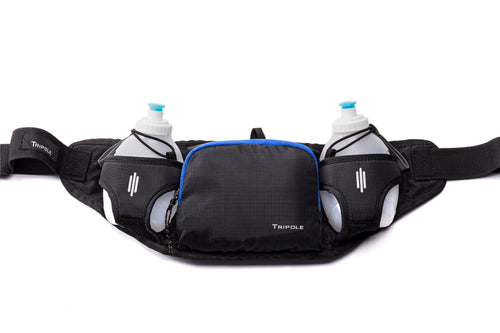 Runaqua Hydration Belt and Waist Pack for Running and Cycling