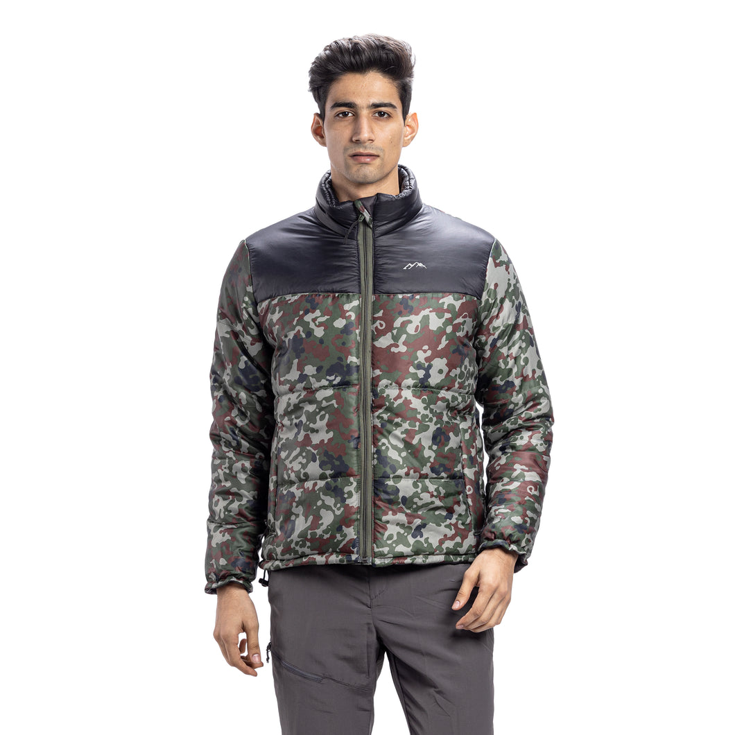 Buy Unique Fort Men's Poly Cotton Camouflage Printed Winter Jacket - Light  Green (M) at Amazon.in