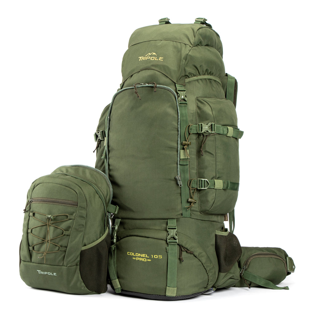 Tripole Colonel Pro Metal Frame Rucksack with Detachable Day Pack and ...