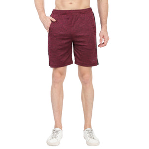 Tripole Men's Stretchable Shorts for Gym and Running | Red