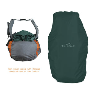 Walker 55 Litre - Trekking and Backpacking | Grey & Orange