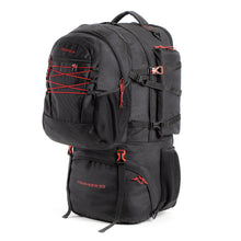 Tripole Voyager Rucksack and Backpack for Travelling with Detachable Bag | 55 Litres | Black