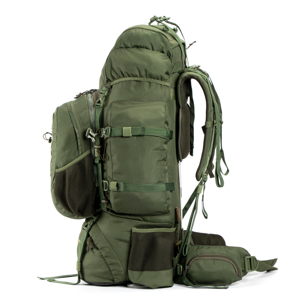 Tripole Colonel Metal Frame Rucksack with Detachable Bag for Trekking ...