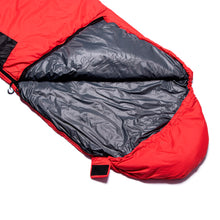 Tripole Camp Series Rectangular Sleeping Bag for Camping and Hiking, 10 Degree Comfort  (Red)