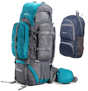 BAGBIA trekking bagstraveling bagtourist bags Rucksack  90 L BLACK  green  Price in India  Flipkartcom