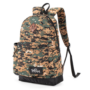 Tripole Vintage Casual Laptop Backpacks for Daily Use | Digital Camouflage