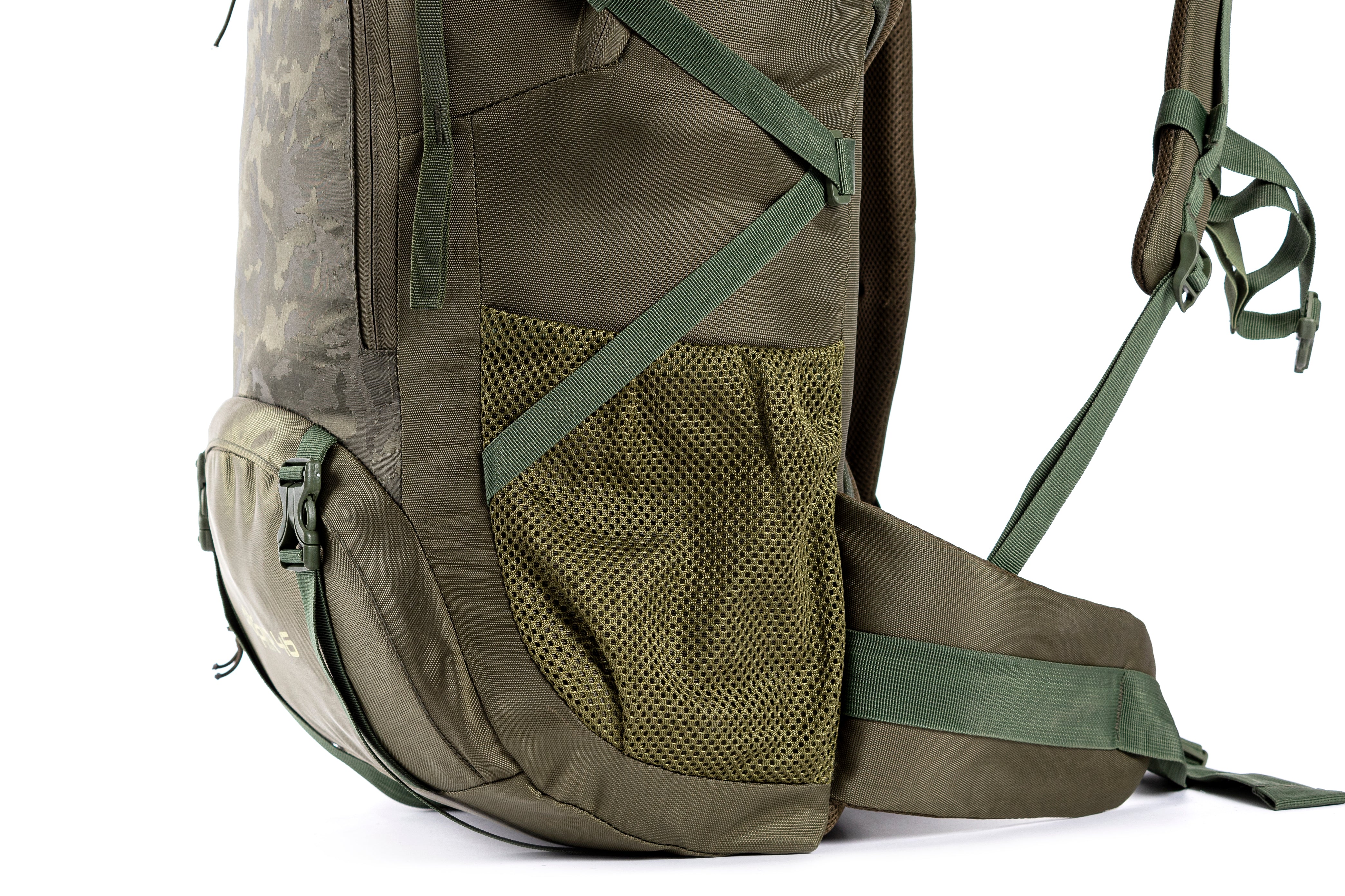 Tripole Air 46L Green Jacquard Side Rucksack Trekking Camping Backpacking Travelling