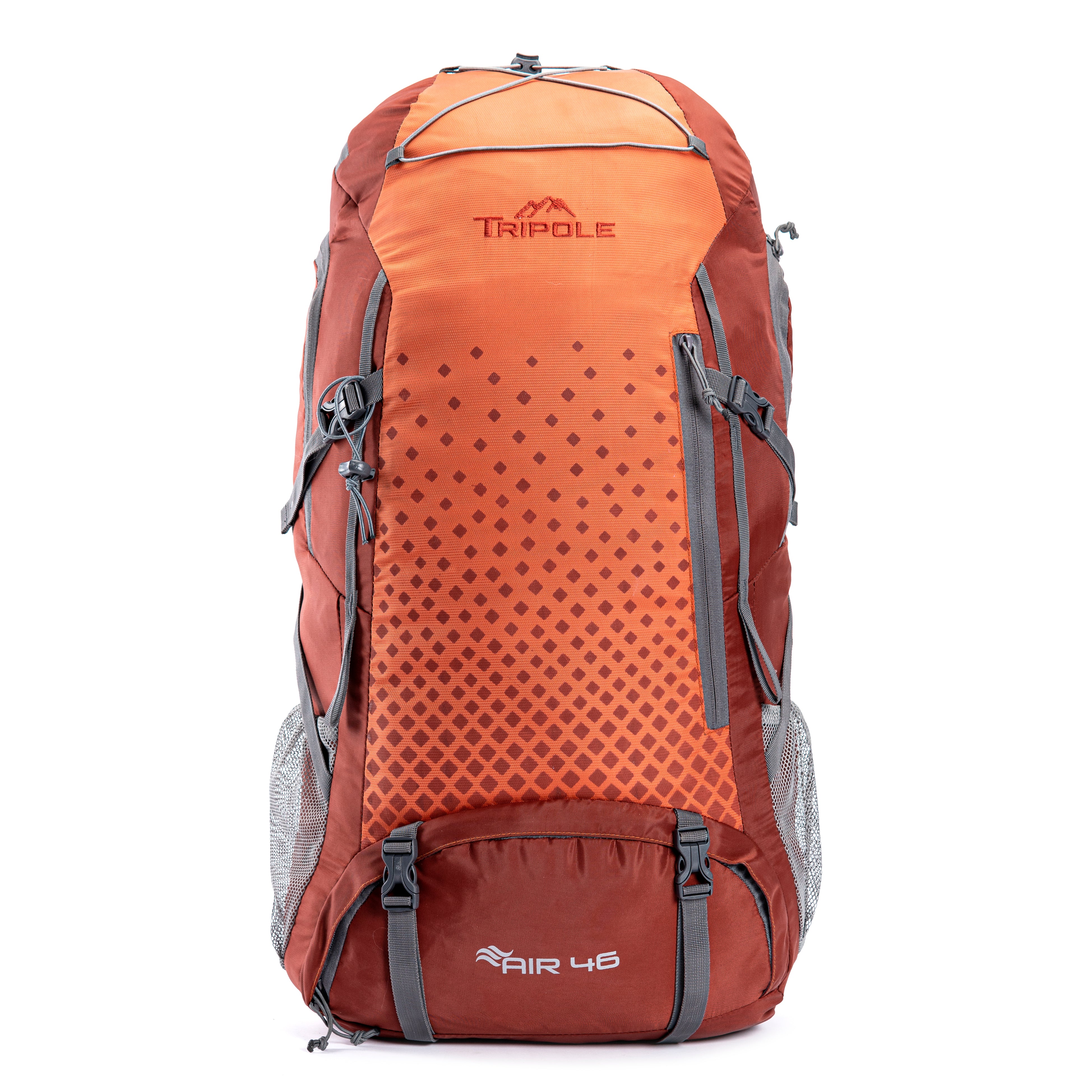 Tripole Air 46L Red Front Rucksack Trekking Camping Backpacking Travelling