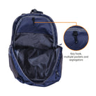 Tripole Foldable Blue Pockets - 20 Litre Day Bag Backpack Trekking Daily Use