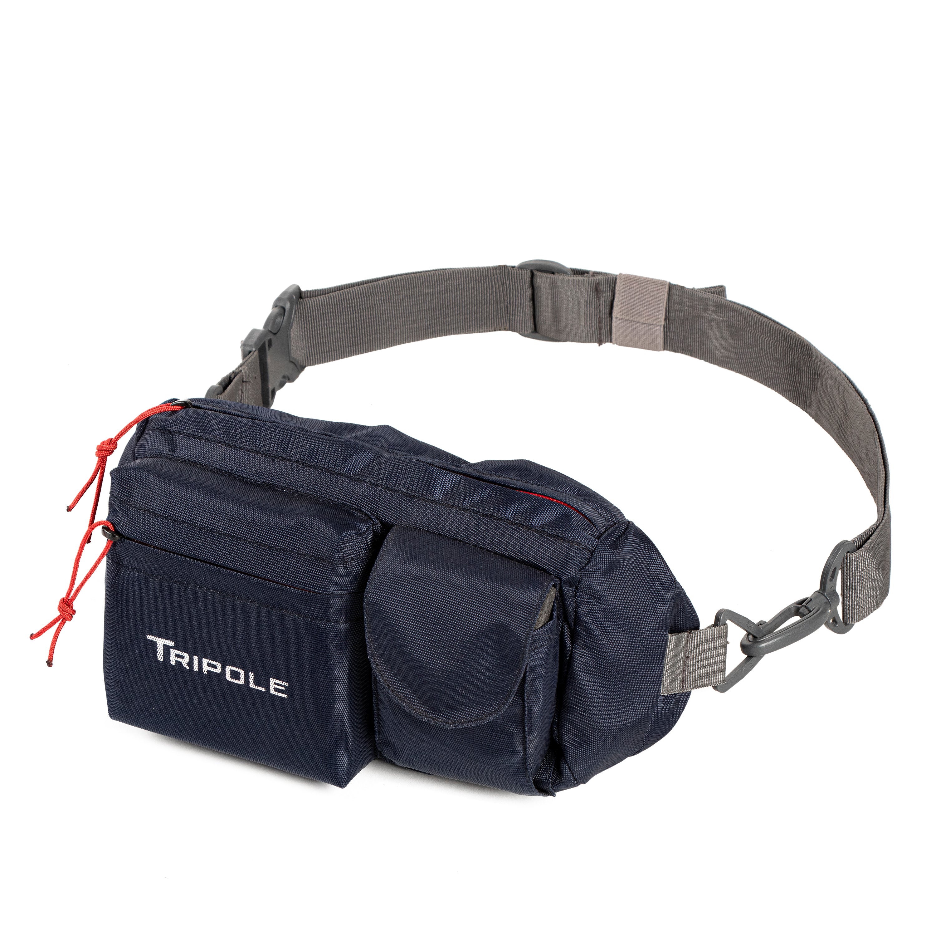 Tripole Multi Purpose Waist Pack Blue Front Trekking Hiking Backpacking Travelling