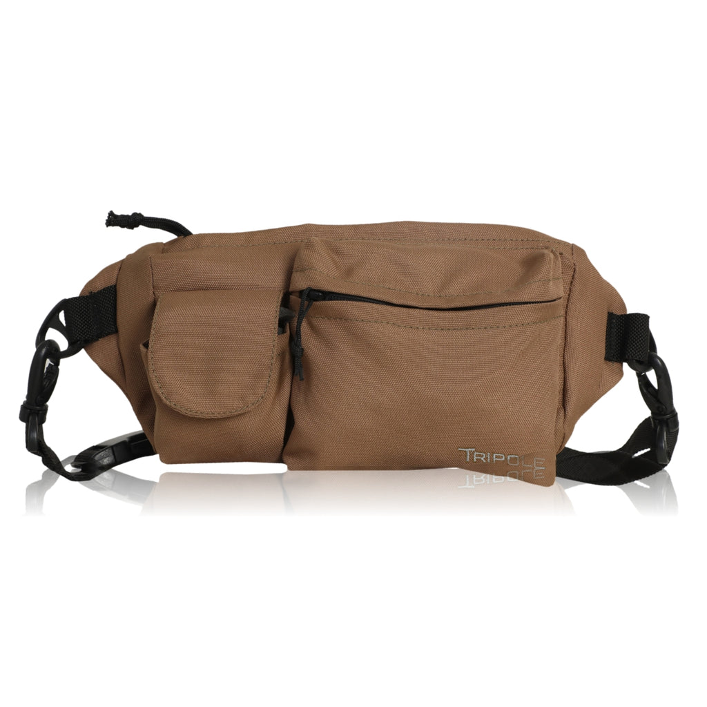 Tripole Waist Pack - Multi-Purpose Fanny Bag | Khaki – Tripole Gears