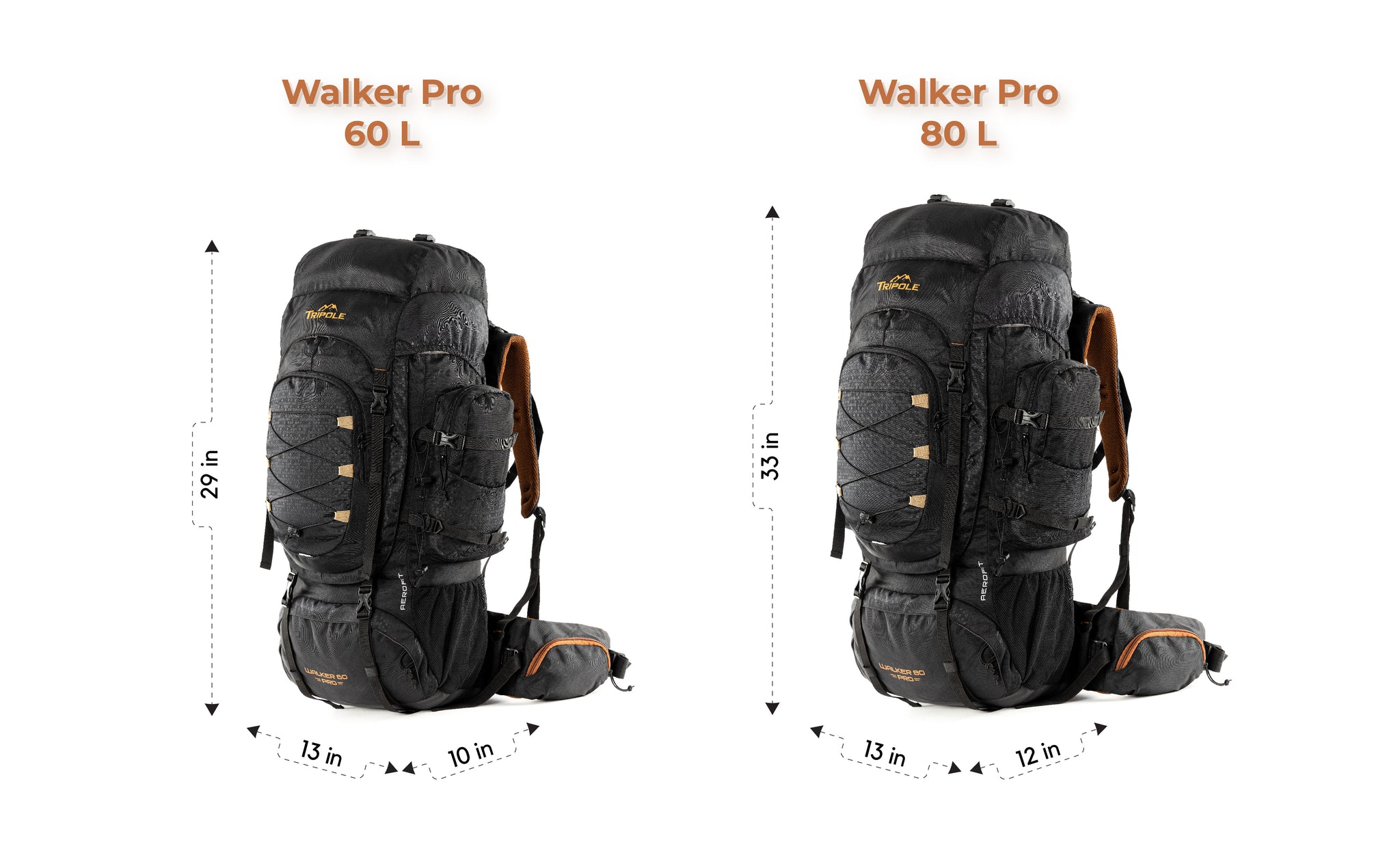 Buy Large 60 L Backpack 60 Ltr Trekking Rucksack Travel Bag Hiking Backback  (Black) Online In India At Discounted Prices